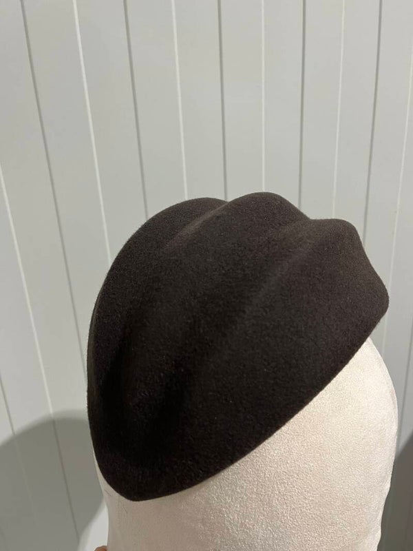 Diep donkerbruine brede bandeau