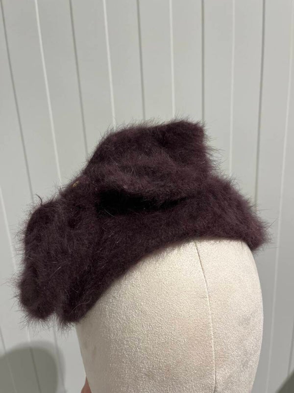 Bruin bandeau hoedje kids