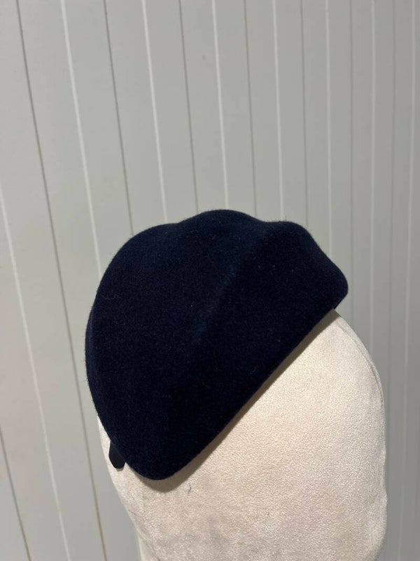 Donkerblauwe brede bandeau dop