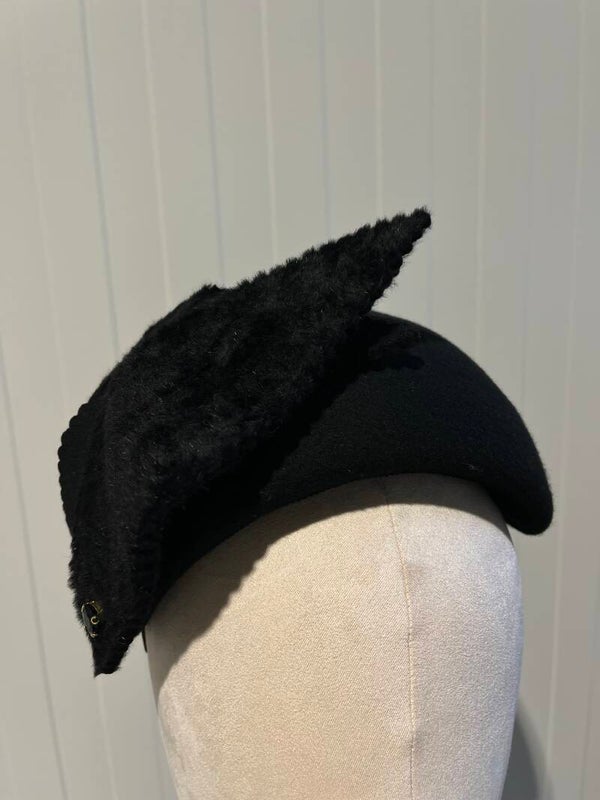 Royale zwarte bandeau dop Anna