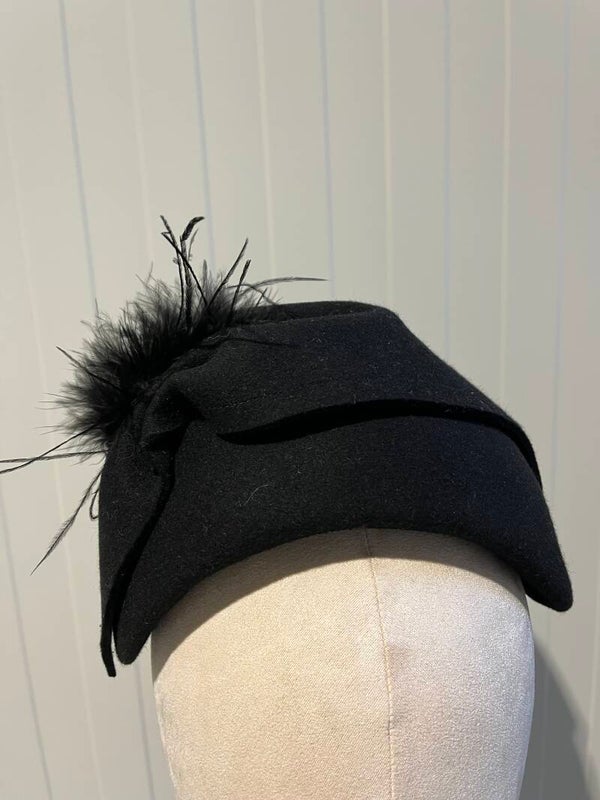 Zwarte bandeau dop Anna