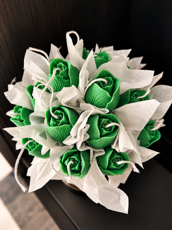 Kaarsenboeket Tulpen Maxi