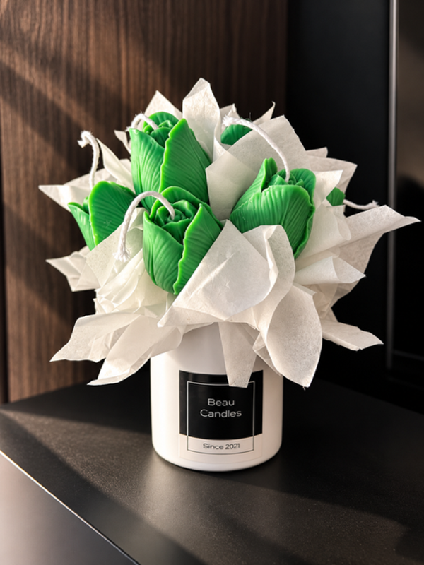 Tulpen Kaarsenboeket Mini