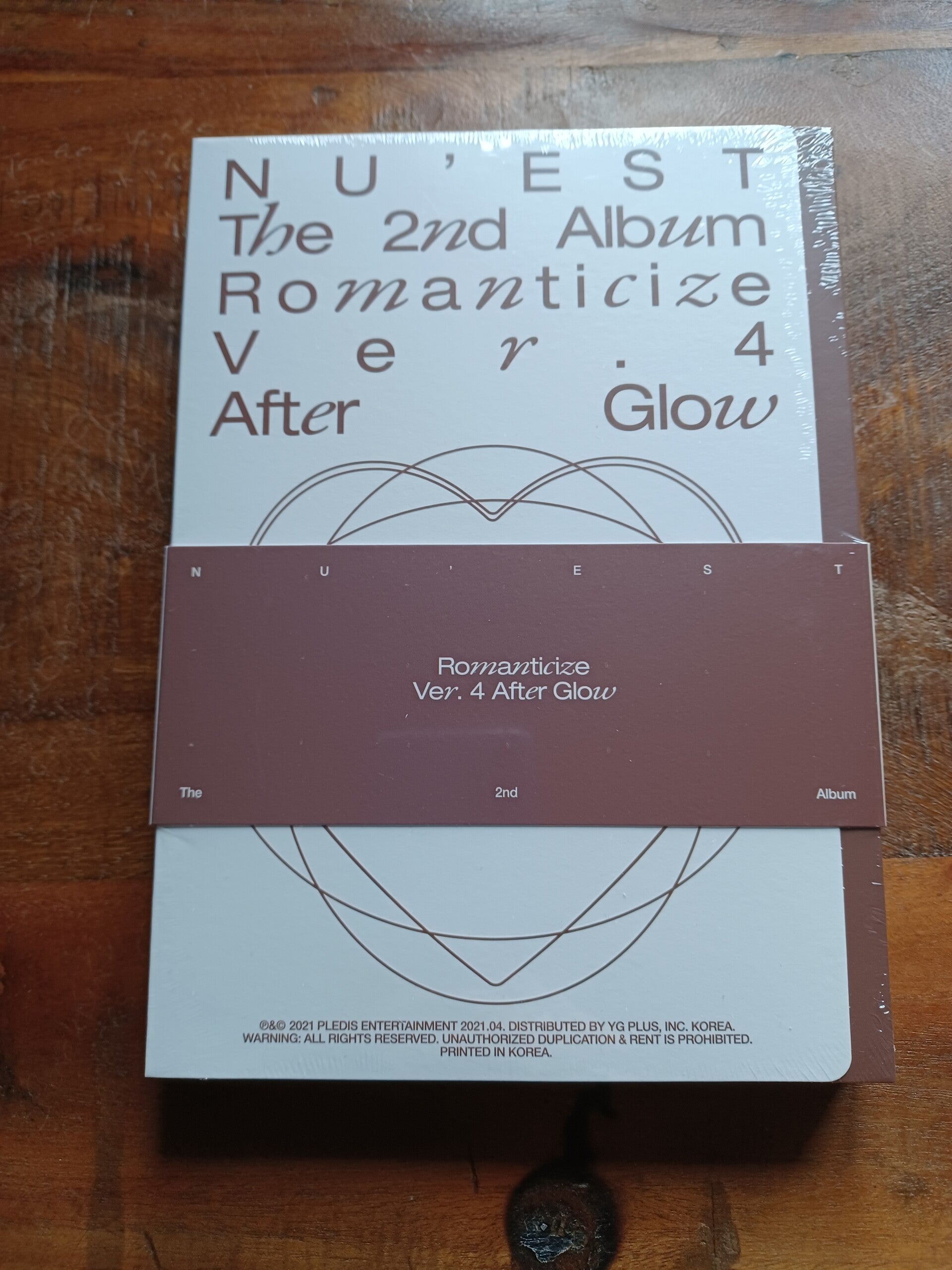 Nu'Est Volume 2 Romanticize - after glow -