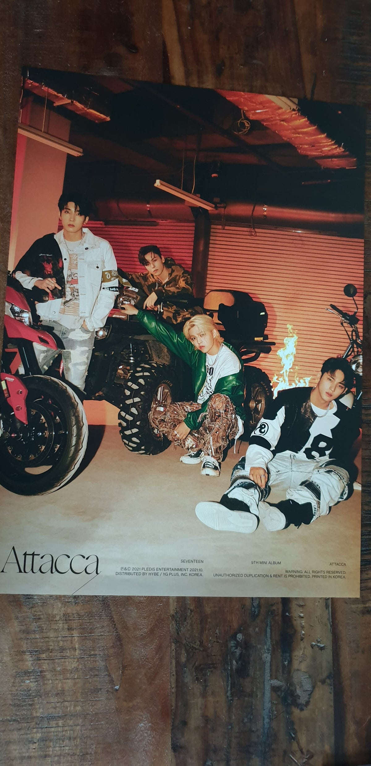 Seventeen Atacca official poster | Gaja