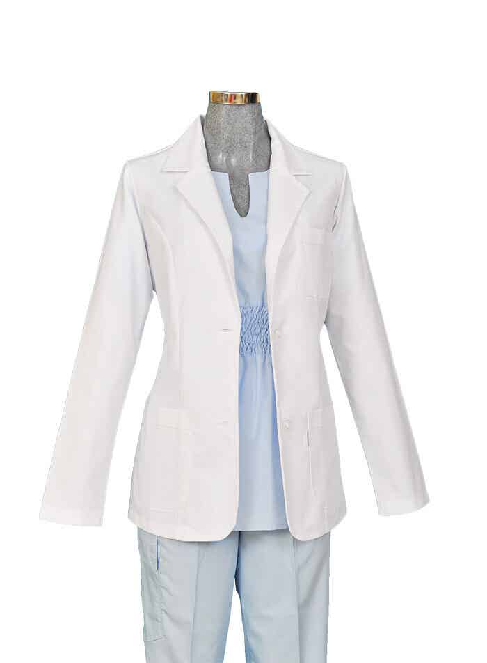 Saco blanco modelo KA28 para dama, de Ana Isabel