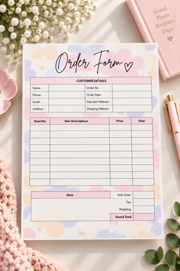 Order For NotePad