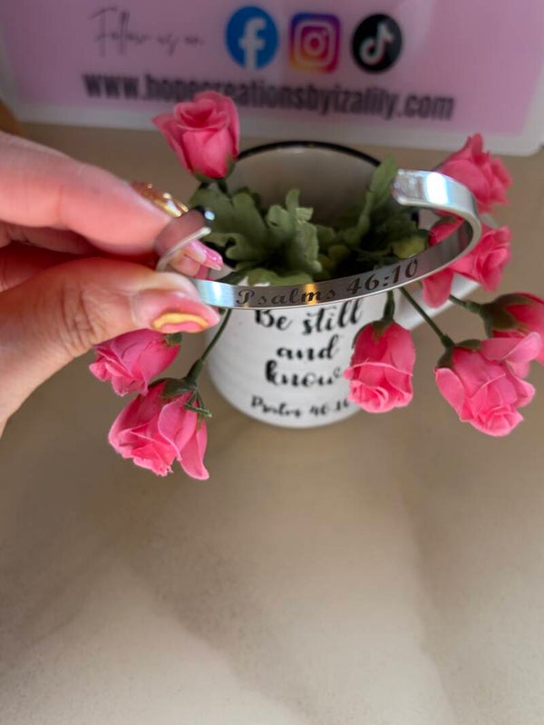 Christian Bracelet engraved