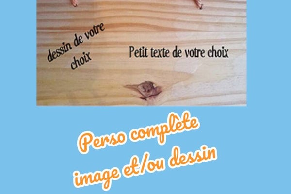 Pancarte à suspendre Personnalisée
