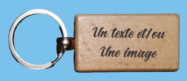 Porte clé Personnalisé 3 formes