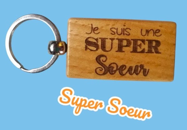 Porte clé Rectangle Gravé