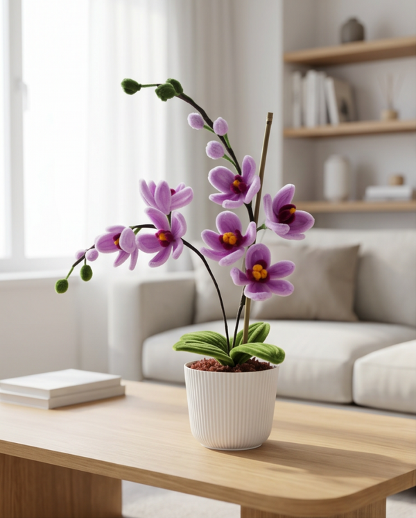 Fuzzy Wire Orchid Plant