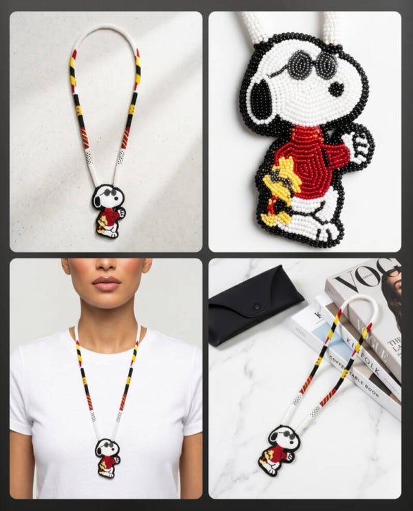 Snoopy Native handmade Medallion