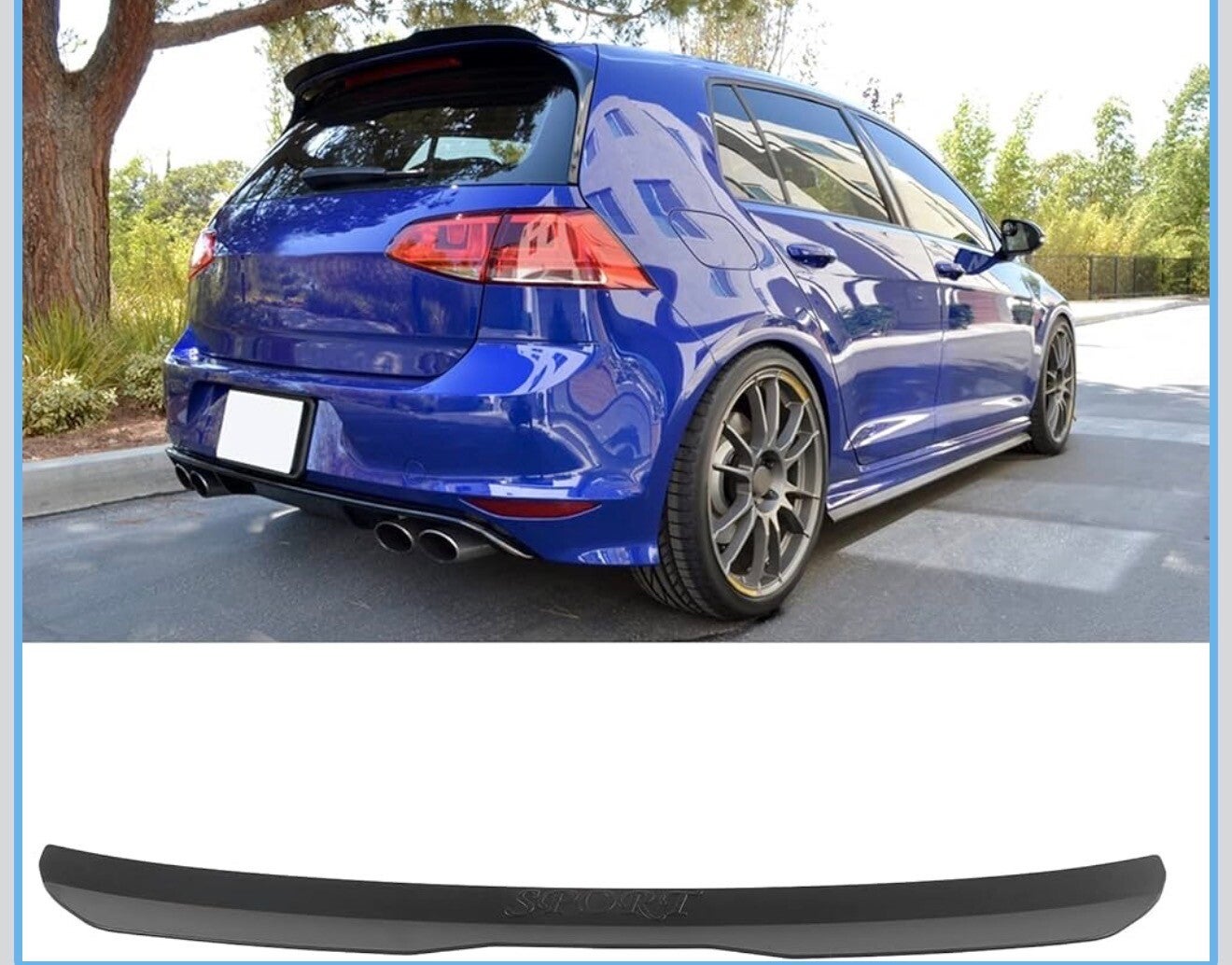 Becquet de Toit Arrière Universel, Aileron de Toit en ABS Noir Compatible avec Seat Leon Maxton MK1 Mk2 Mk3 MK4 MK5 MK6 MK7 2000 2021 Hatchback Honda Fit Yaris