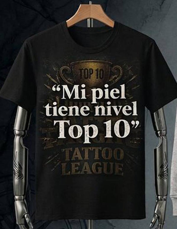 Camiseta mi piel tiene nivel top 10