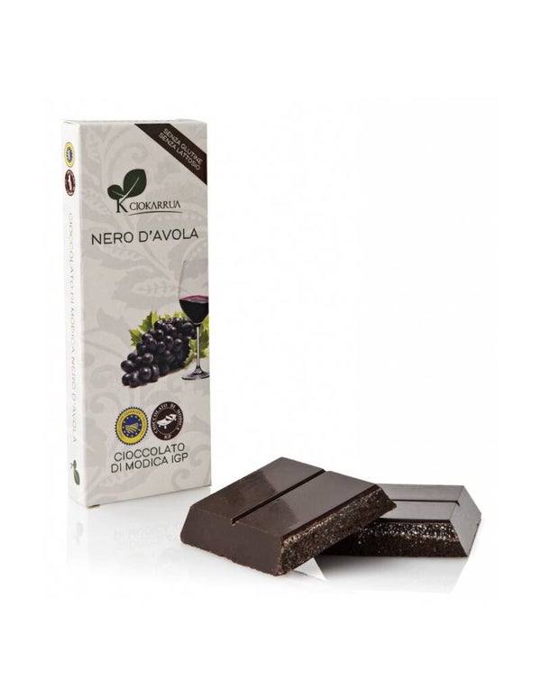 Cioccolato di Modica IGP Nero d'Avola Ciokarrua 100 gr-G