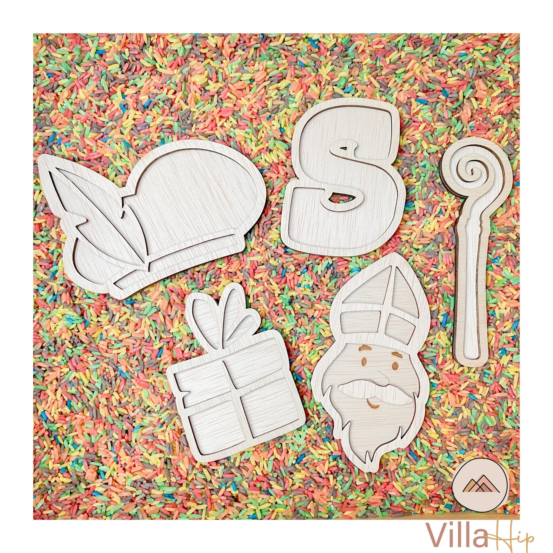 Vulvormen set Sinterklaas