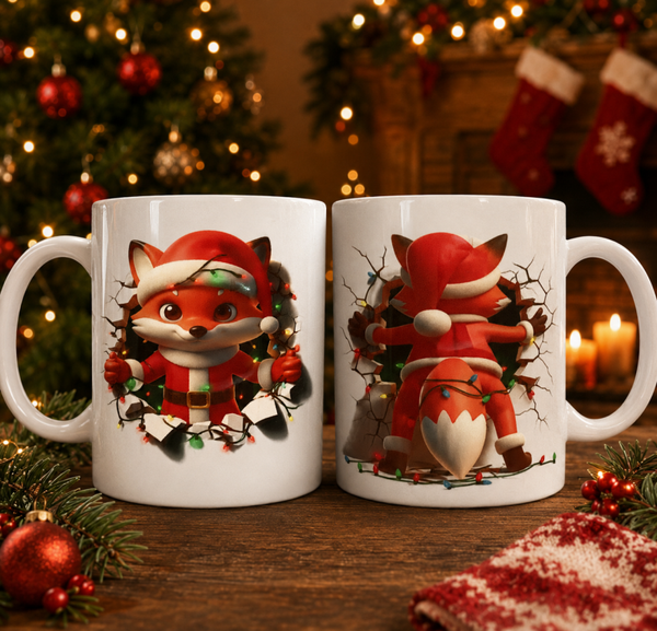 Tasse de Noël « renard »