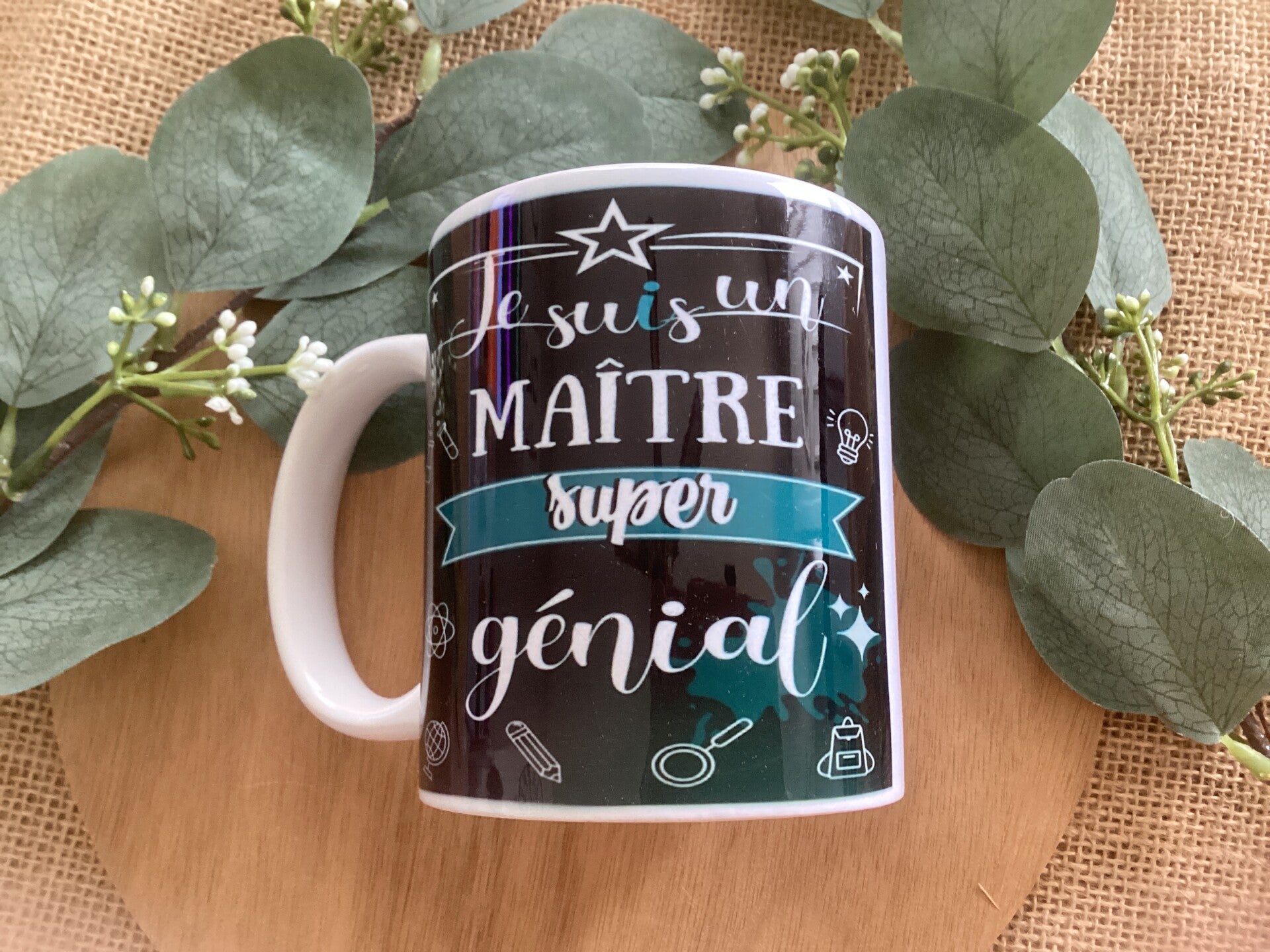 Tasse « je suis un maître super génial »