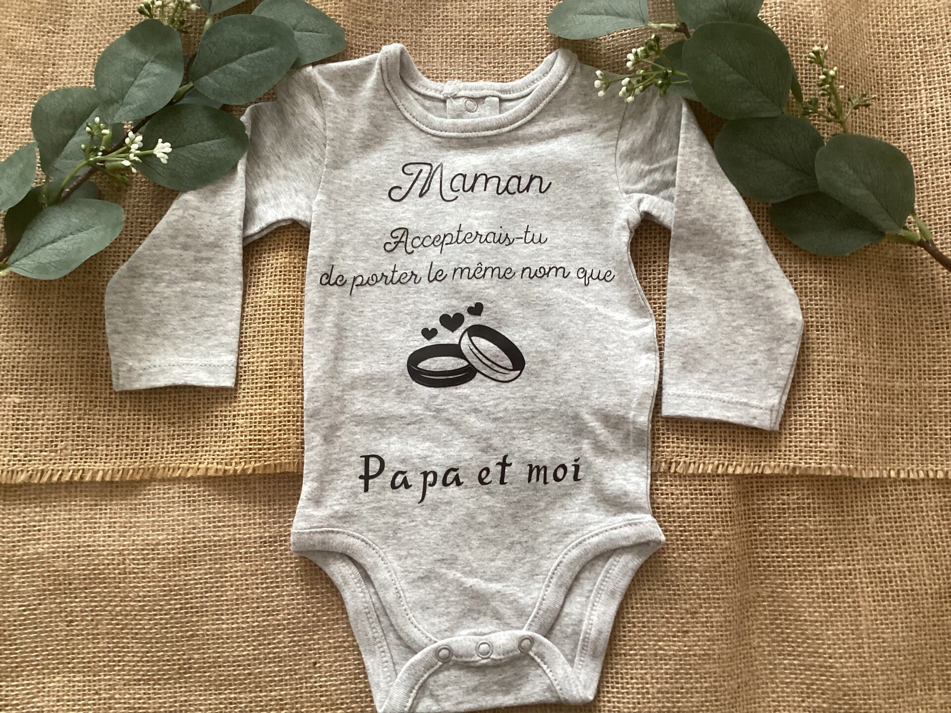 Body « Maman accepterais-tu de porter le même nom que papa et moi"