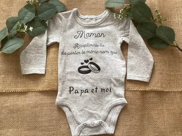 Body « Maman accepterais-tu de porter le même nom que papa et moi"