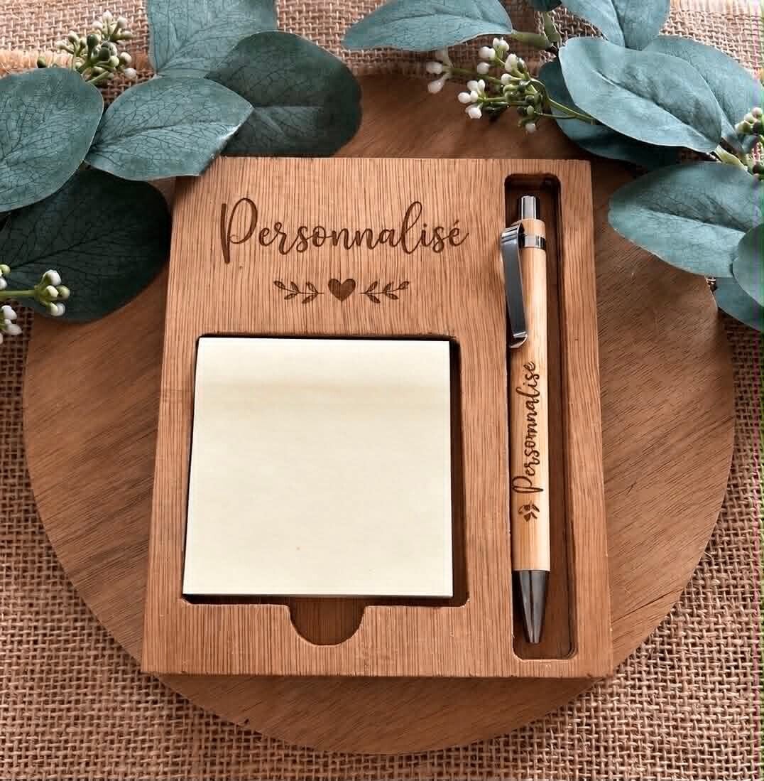 Porte post-it personnalisé