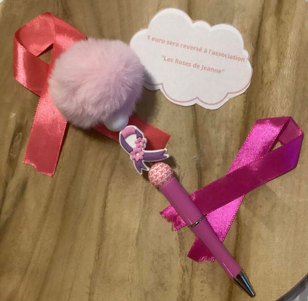Stylo octobre rose