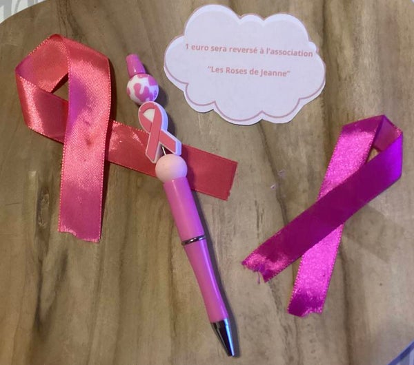 Stylo octobre rose