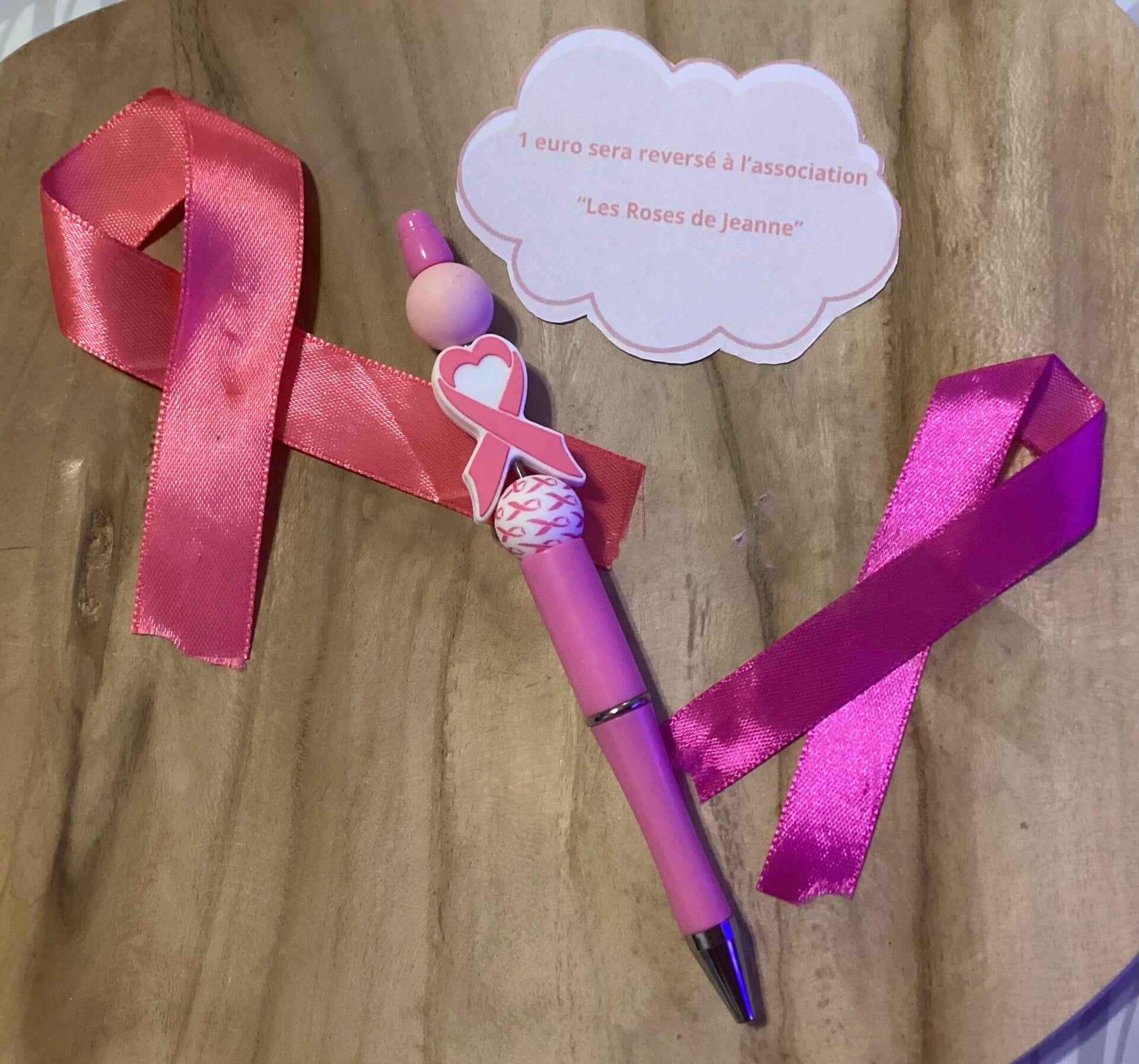 Stylo octobre rose