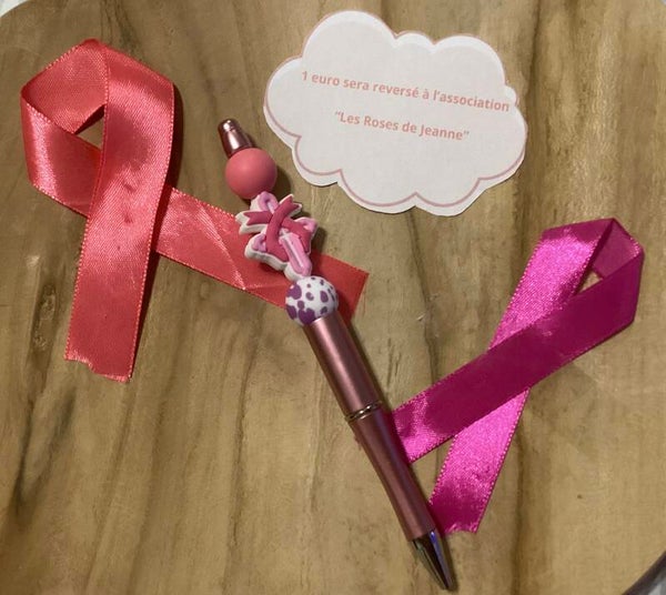 Stylo octobre rose
