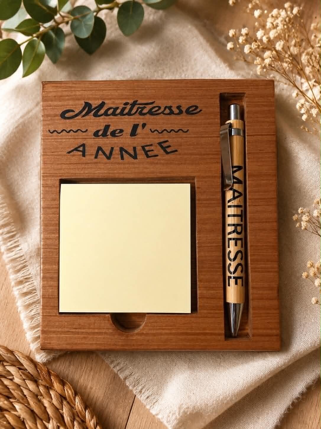 Porte post-it « Maîtresse de l’année »