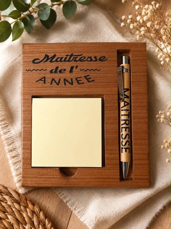Porte post-it « Maîtresse de l’année »
