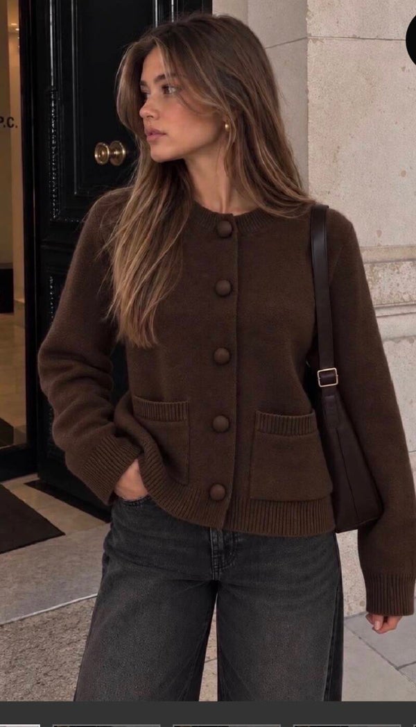 Cardigan brown