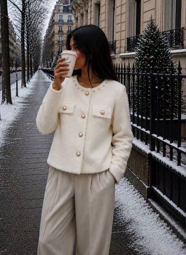 Soft cardigan ecru