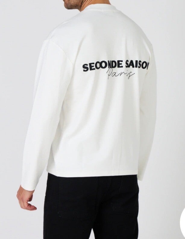 Long sleeve white