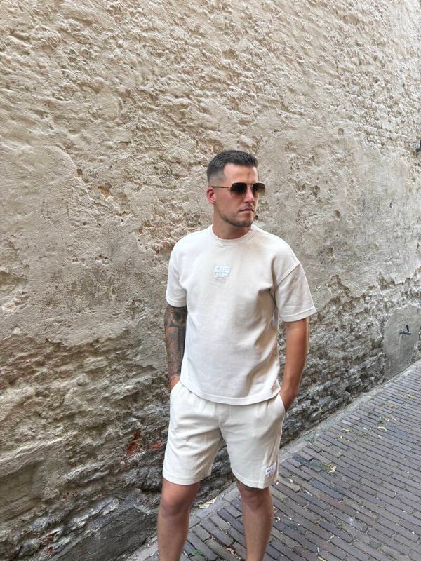 Set jogger beige