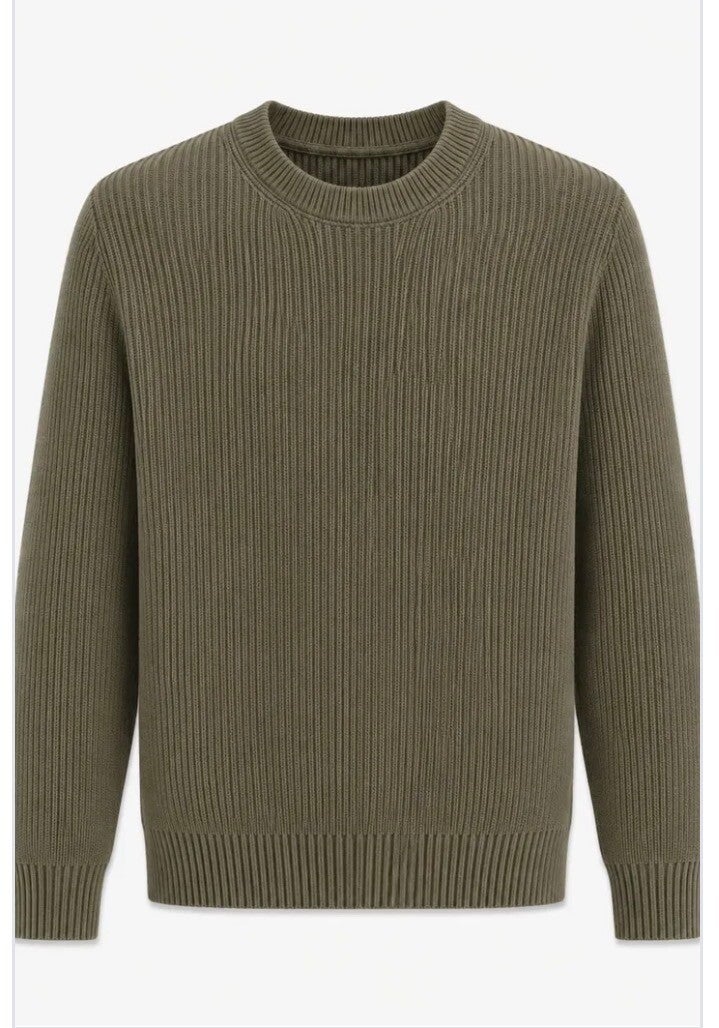 Knit sweater green