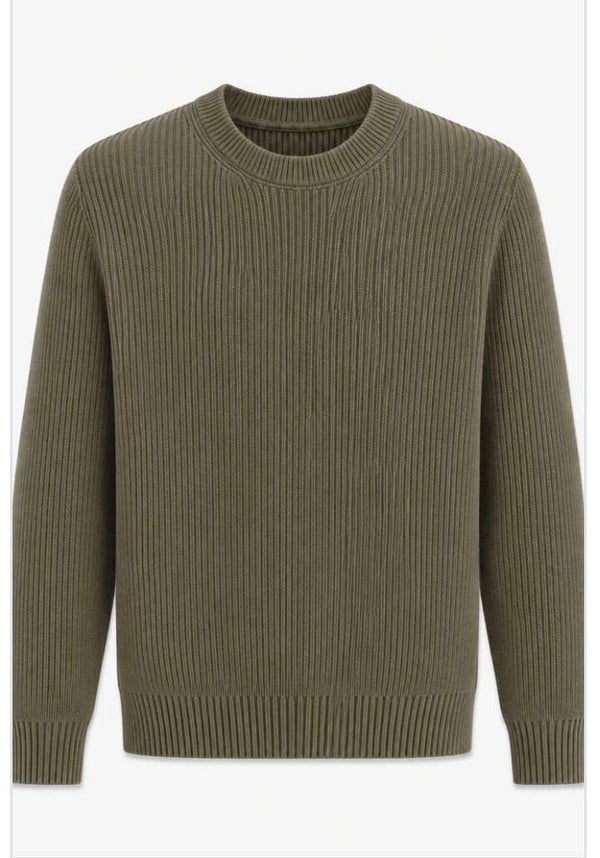 Knit sweater green