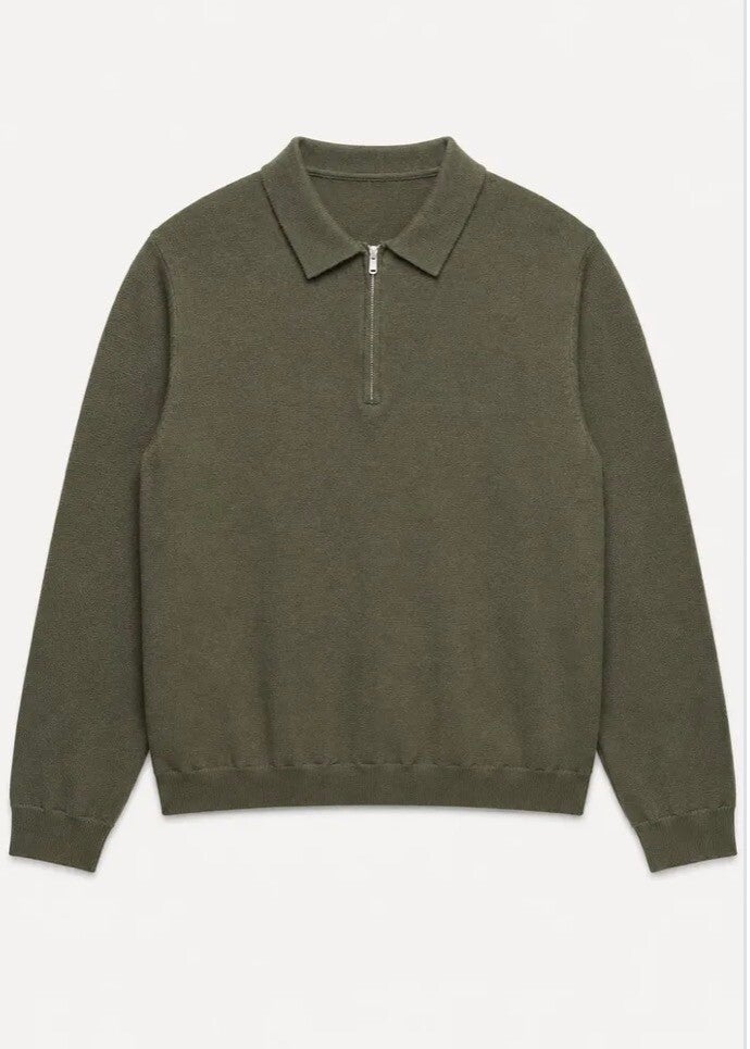Sweater zip green
