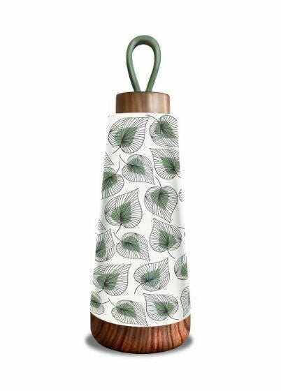 Bioloco Loop mini thermosfles - Line art leaves