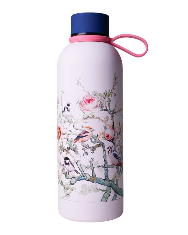 Heinen Waterfles - Bosvogels roze