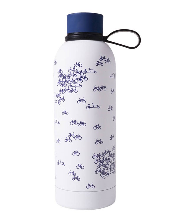 Heinen Waterfles - Blauwe fiets