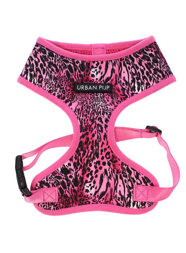 UrbanPup Chihuahua harnas XS Leopard Pink