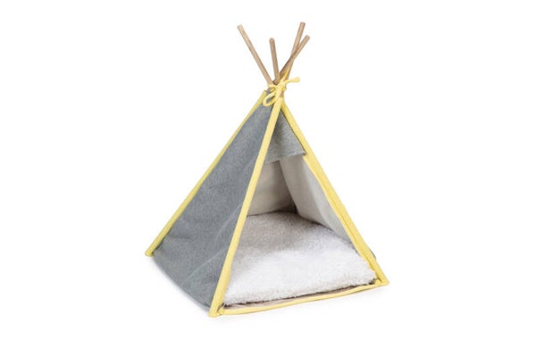 Beeztees Puppy Tipi Tent Aika grijs 55x55x85 cm