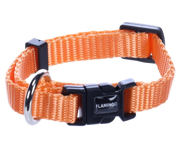 Flamingo Hondenhalsband Ziggi oranje 20-35 cm