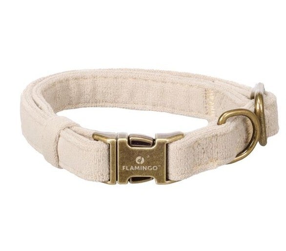 Hondenhalsband Janka 20-35 cm x 1 cm — Beige