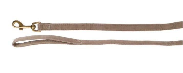 Hondenriem Janka 130 cm x 1,5 cm — Taupe