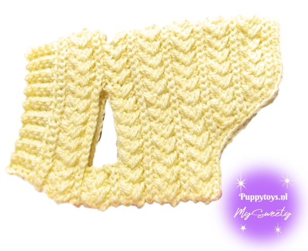 MySweety Hondentrui Leafs Geel