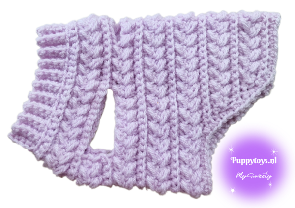 MySweety Hondentrui Leafs Licht Lavendel