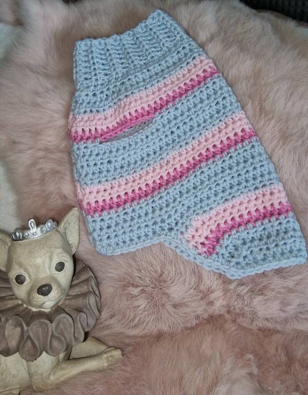 MySweety Baby Merino Hondentrui Lollypop blue